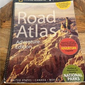 National Geographic Adventure Road Atlas Travel Map Book
